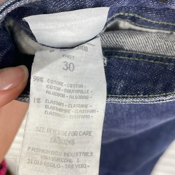 Replay Blue Denim Slightly Flared Jeans Size 30 Women’s EUC - Picture 12 of 13